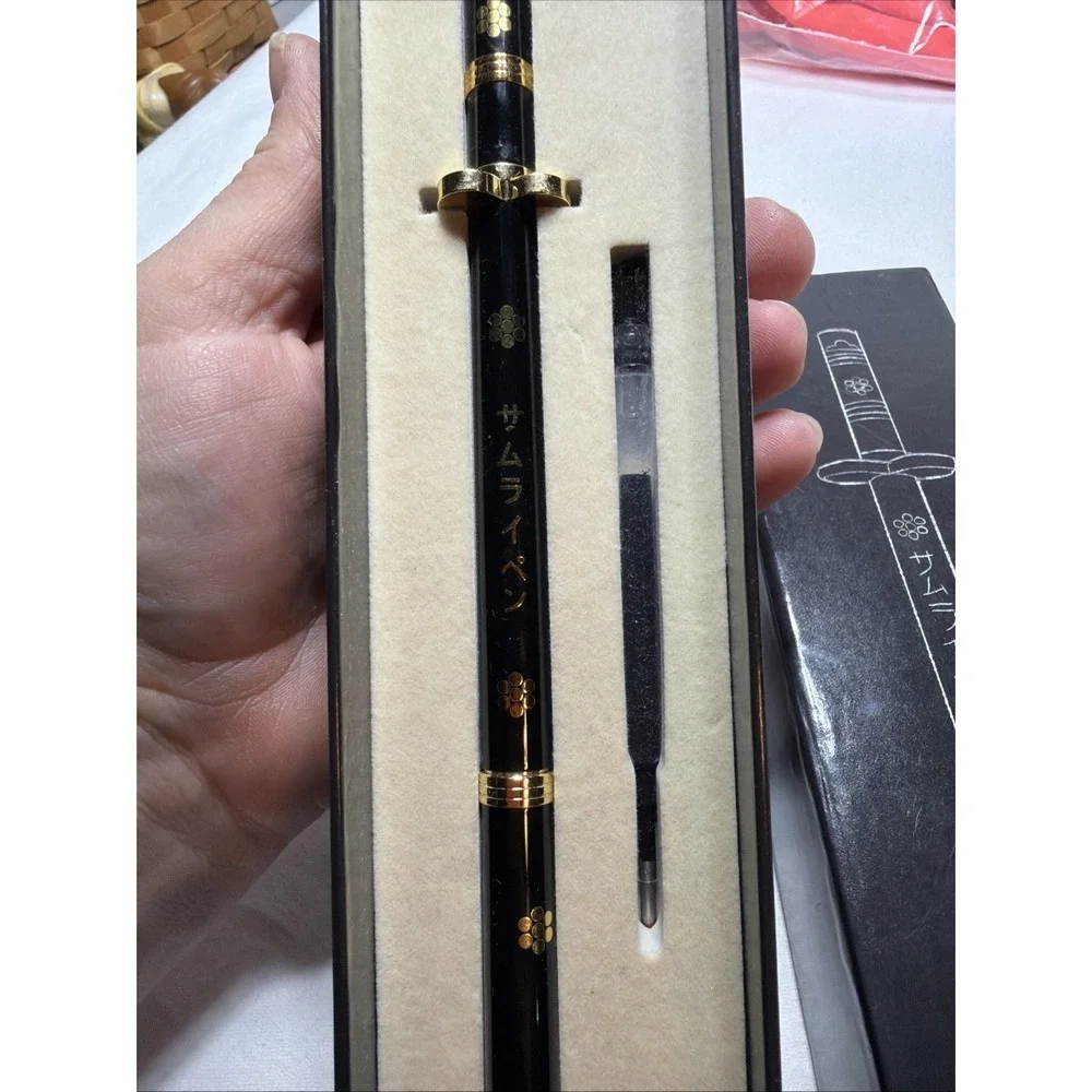 Samurai Pen Black Ink By: Mini Katana
